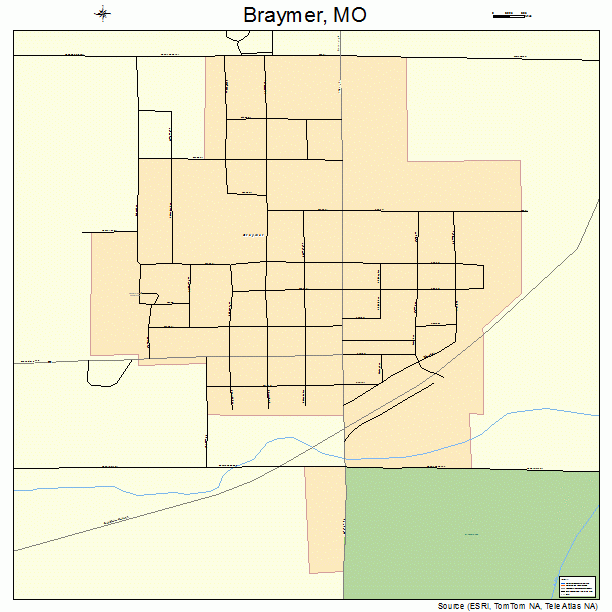 Braymer, MO street map
