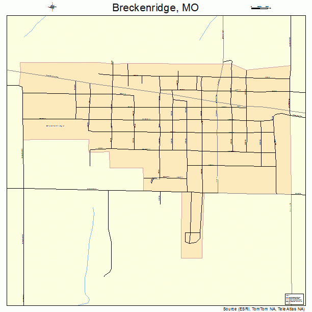 Breckenridge, MO street map
