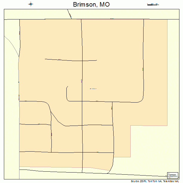 Brimson, MO street map