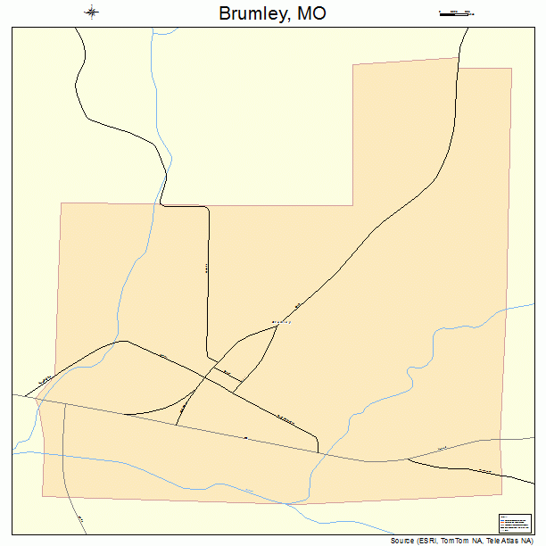 Brumley, MO street map
