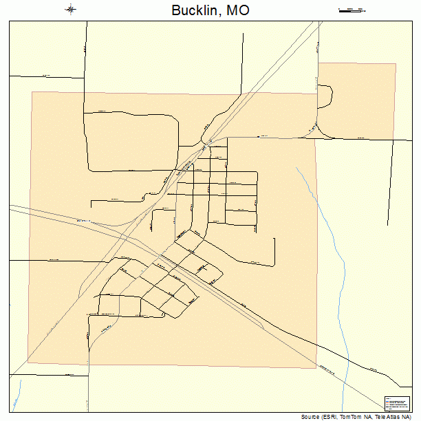 Bucklin, MO street map