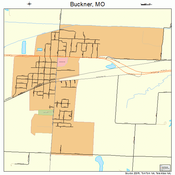Buckner, MO street map