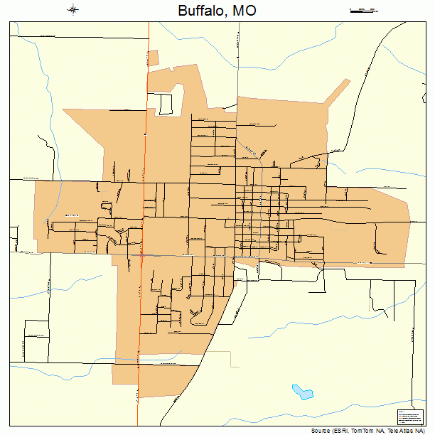 Buffalo, MO street map