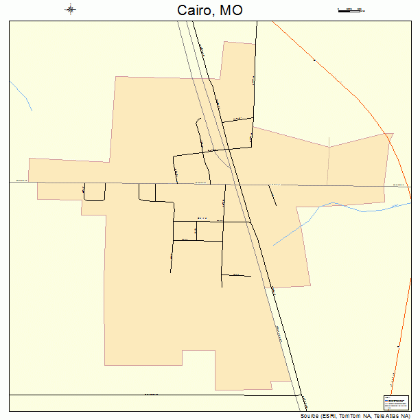 Cairo, MO street map