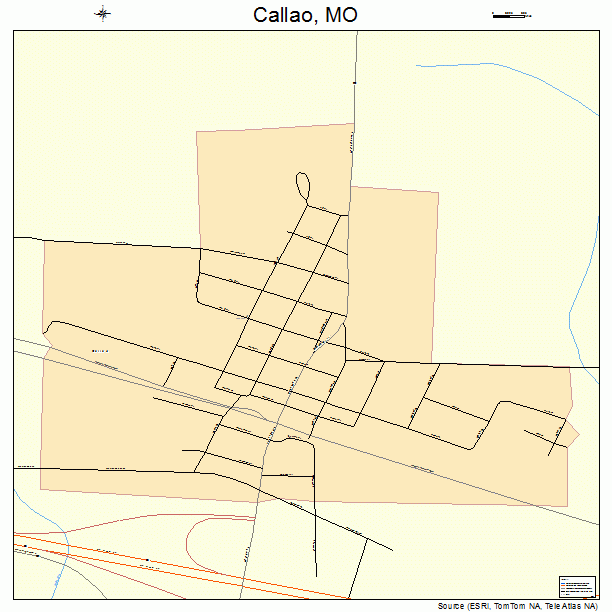 Callao, MO street map