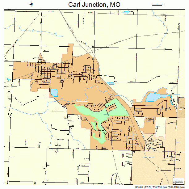 Carl Junction, MO street map