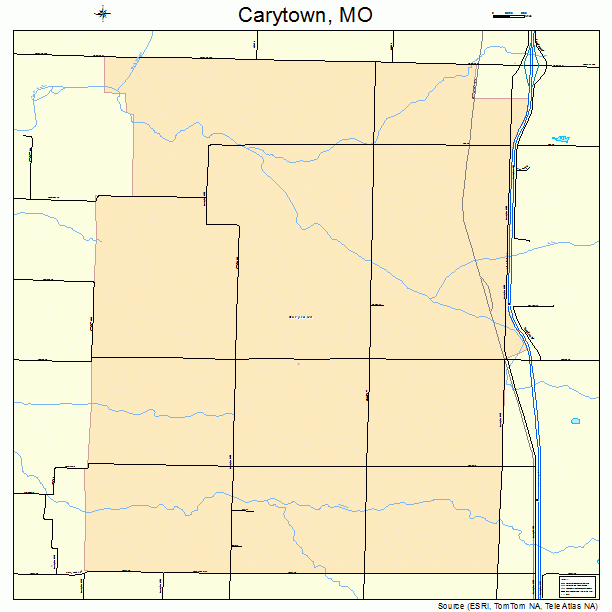 Carytown, MO street map