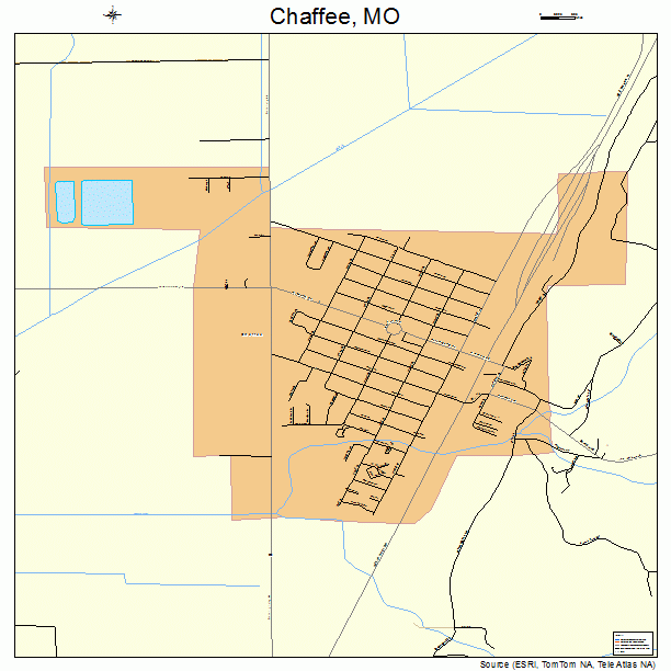 Chaffee, MO street map