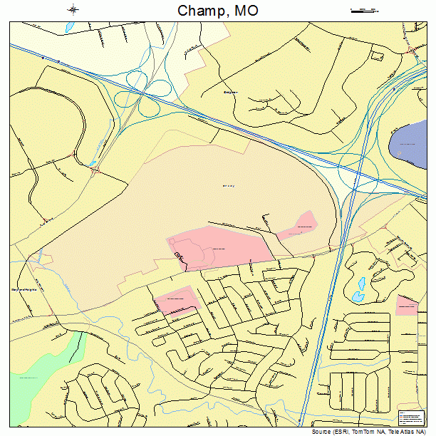 Champ, MO street map