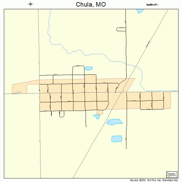 Chula, MO street map