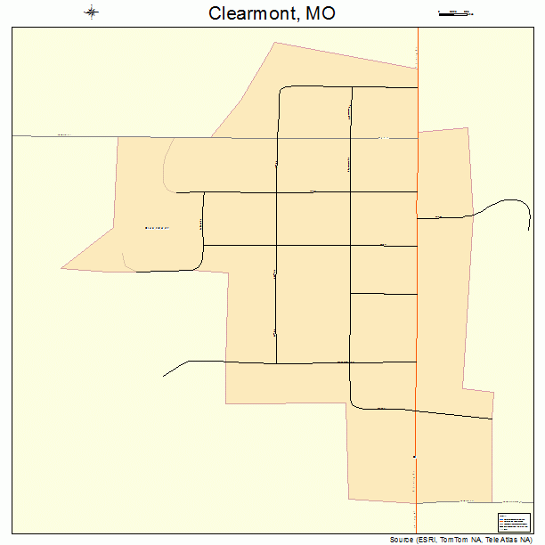 Clearmont, MO street map