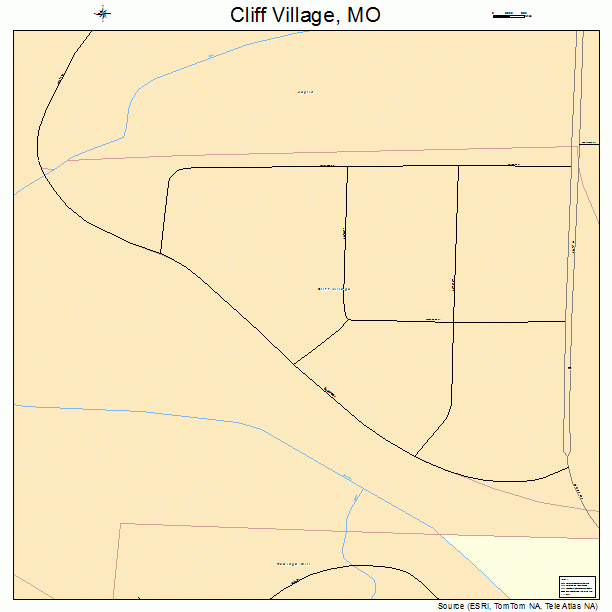 Cliff Village, MO street map