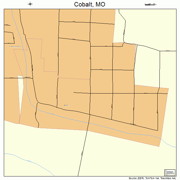 Cobalt, MO street map