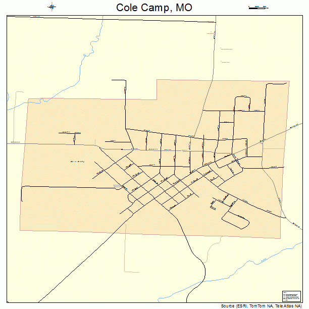 Cole Camp, MO street map