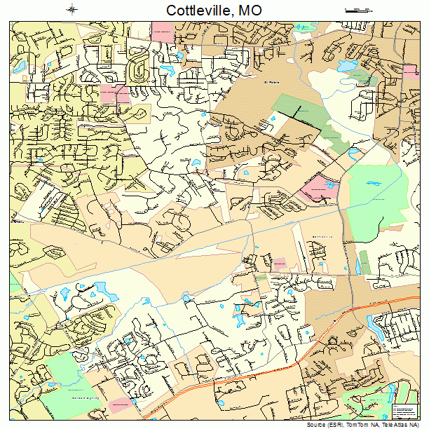 Cottleville, MO street map