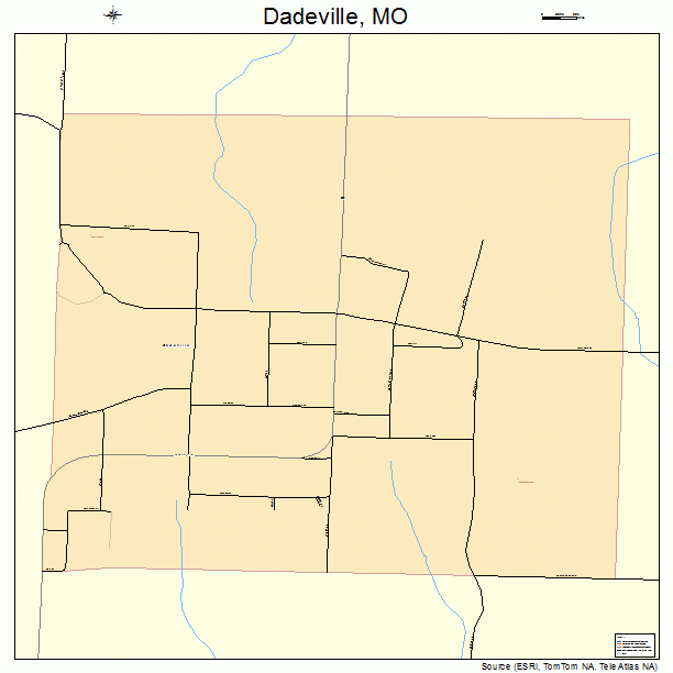 Dadeville, MO street map