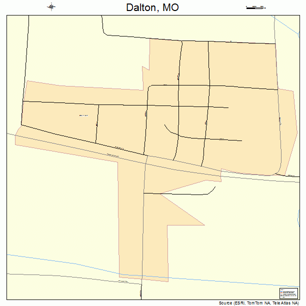 Dalton, MO street map
