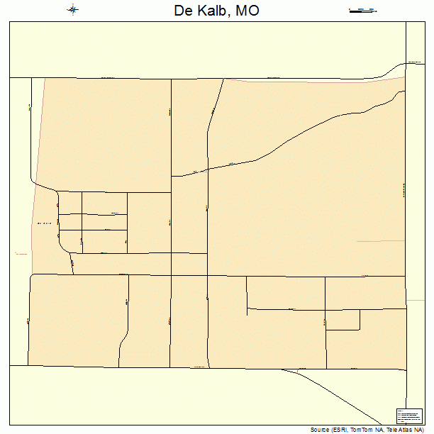 De Kalb, MO street map