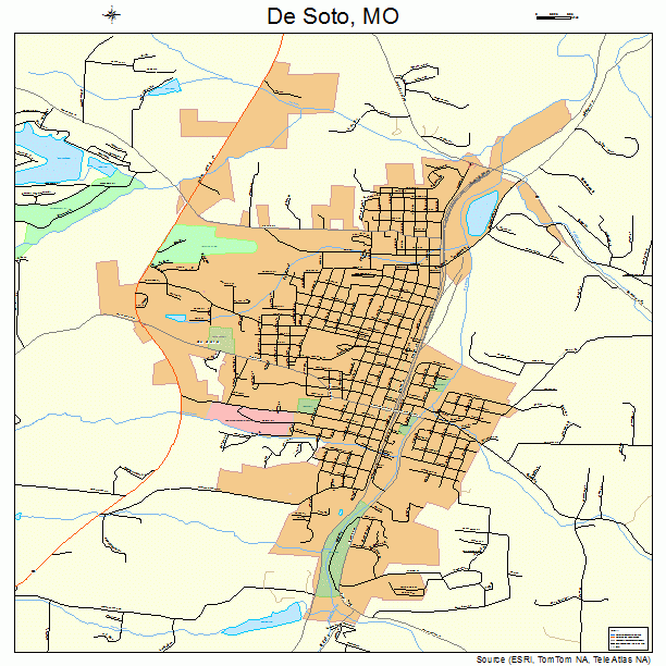De Soto, MO street map