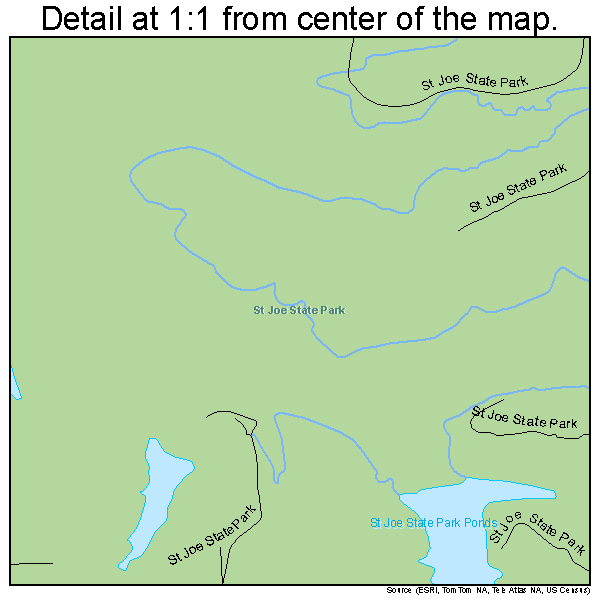 Park Hills, Missouri road map detail