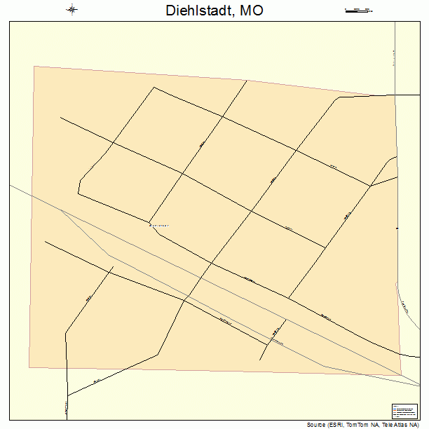 Diehlstadt, MO street map