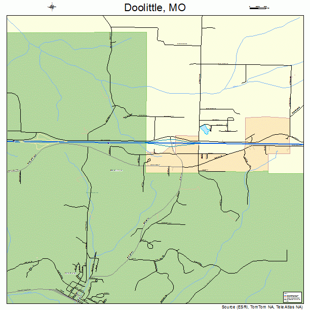 Doolittle, MO street map