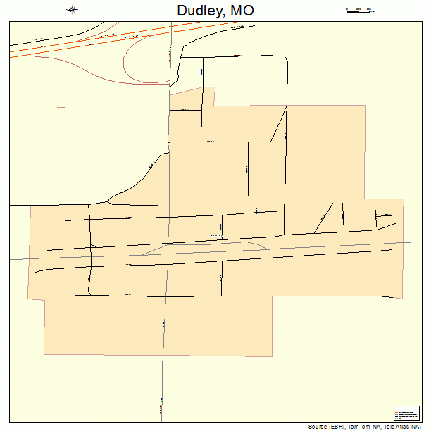 Dudley, MO street map