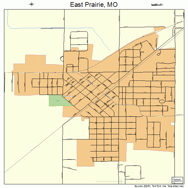 East Prairie, MO street map