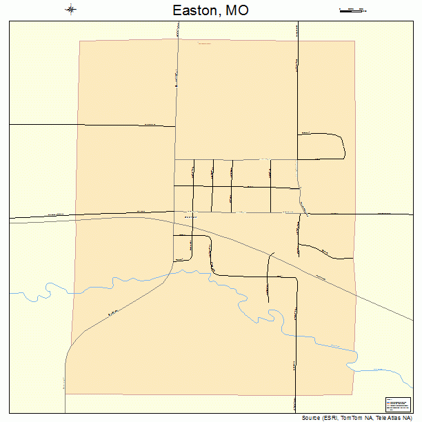 Easton, MO street map