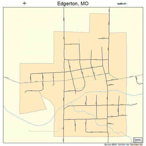 Edgerton, MO street map