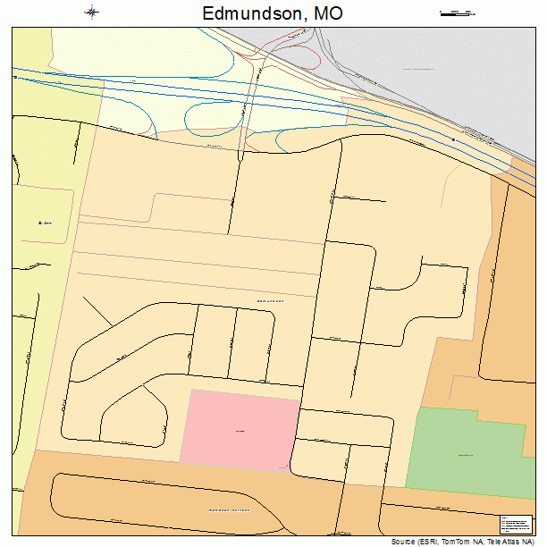 Edmundson, MO street map