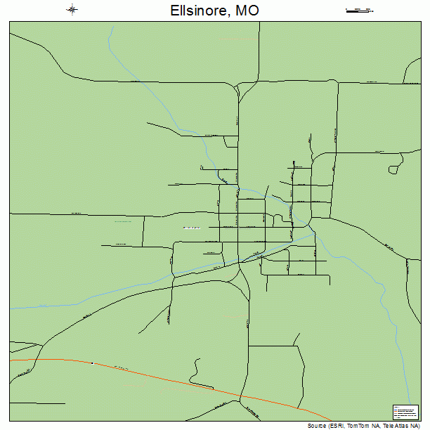 Ellsinore, MO street map