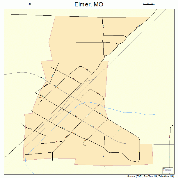 Elmer, MO street map