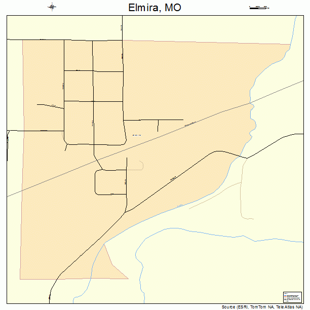 Elmira, MO street map