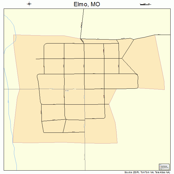 Elmo, MO street map