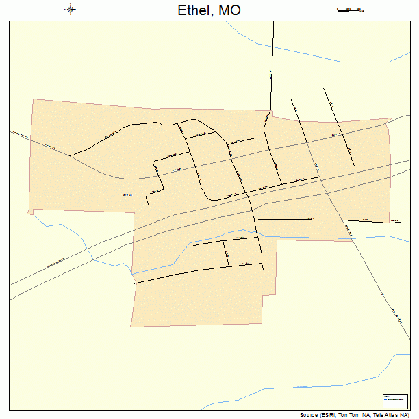 Ethel, MO street map