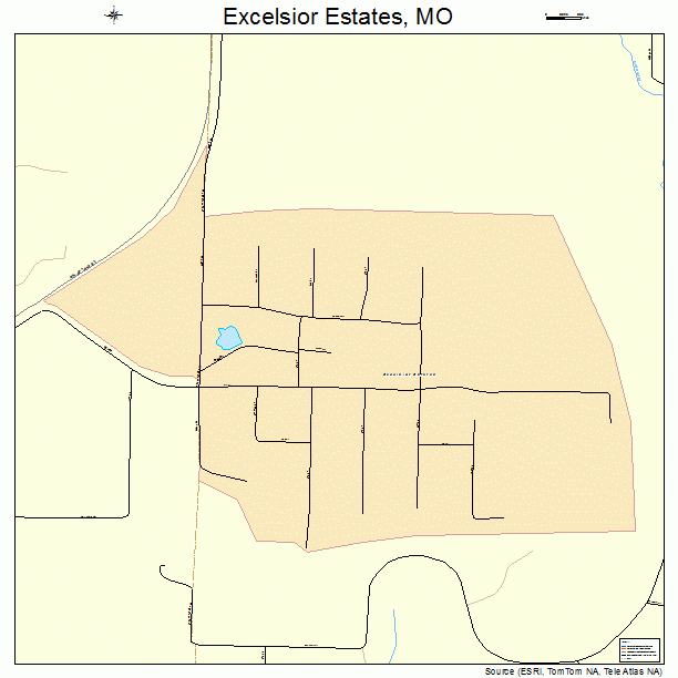 Excelsior Estates, MO street map