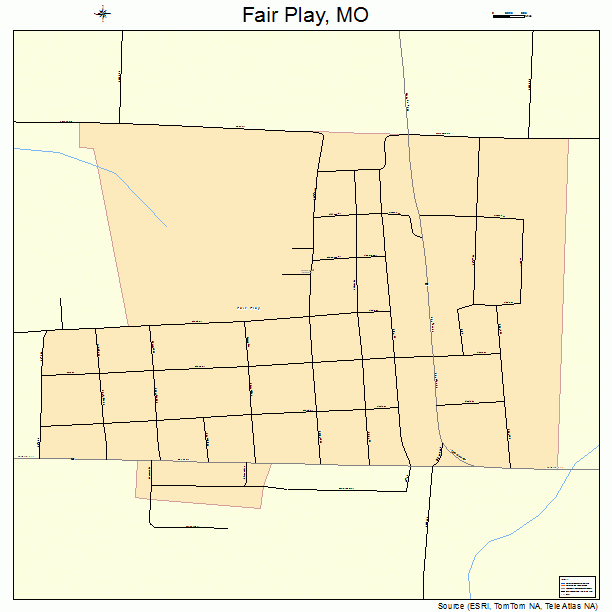 Fair Play, MO street map