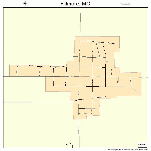 Fillmore, MO street map
