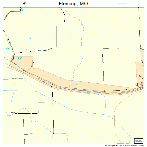 Fleming, MO street map