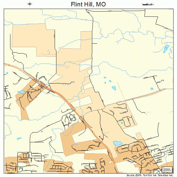 Flint Hill, MO street map
