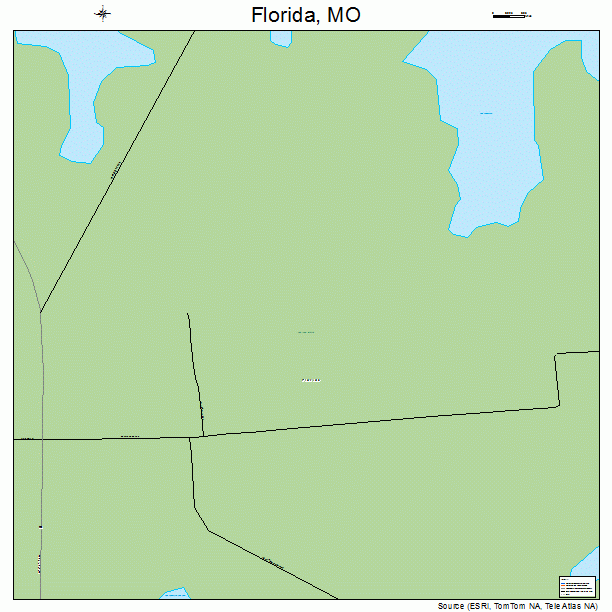 Florida, MO street map