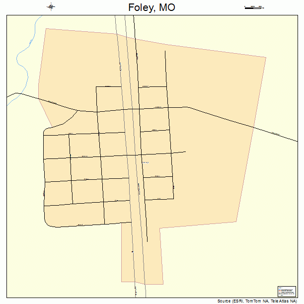 Foley, MO street map