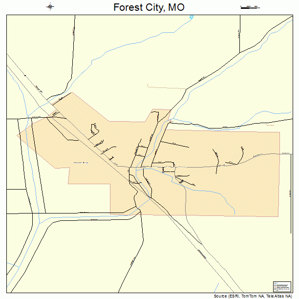 Forest City, MO street map