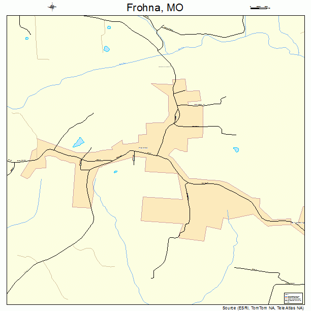 Frohna, MO street map
