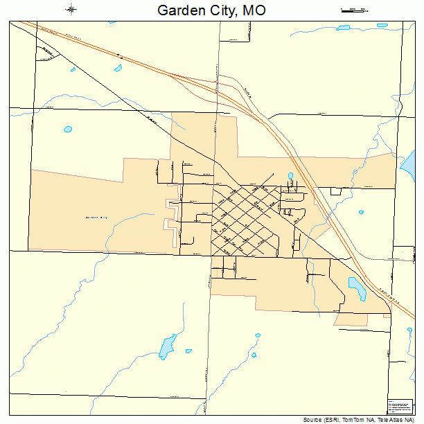 Garden City, MO street map