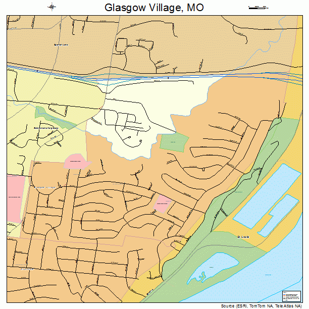 Glasgow Village, MO street map