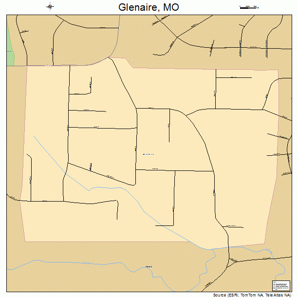 Glenaire, MO street map