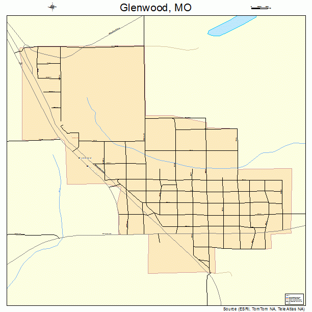 Glenwood, MO street map