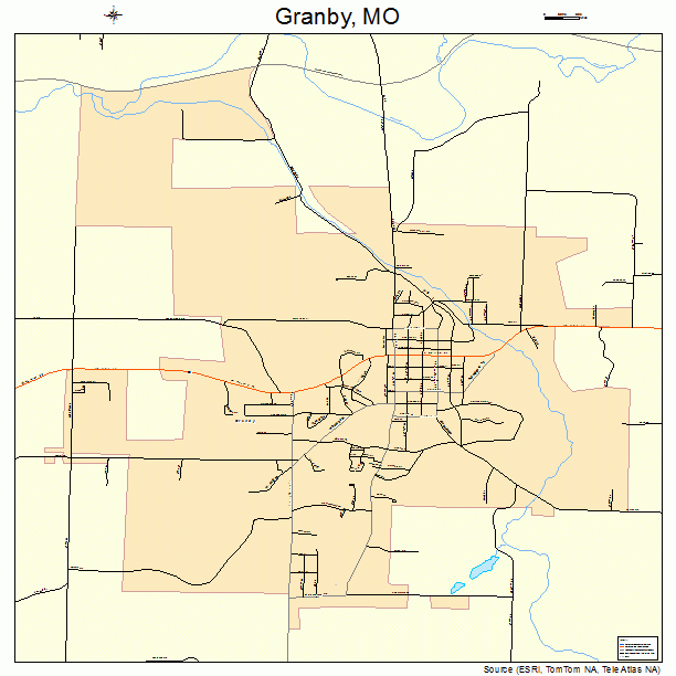 Granby, MO street map